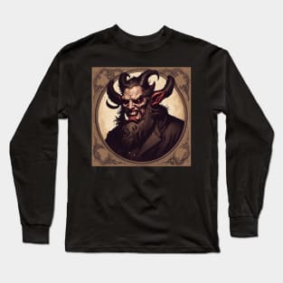 Creepy Krampus Long Sleeve T-Shirt